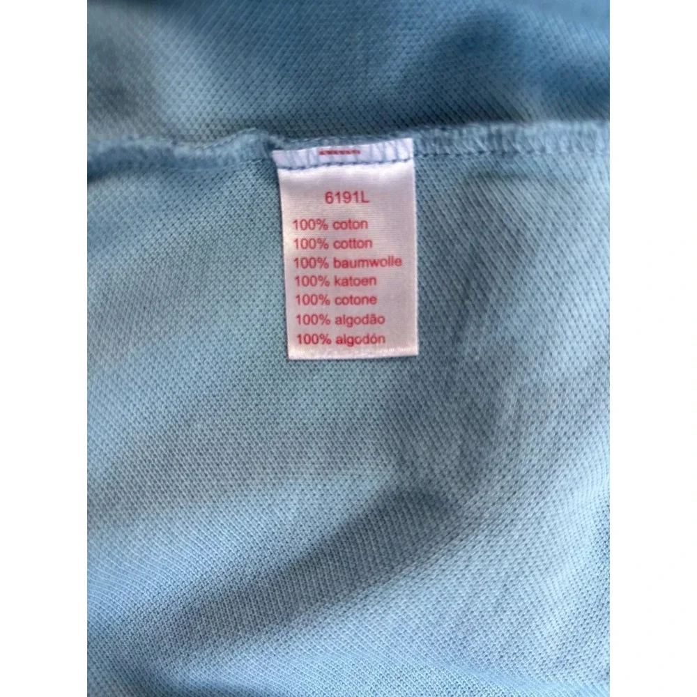 Lacoste Polo Shirt Mens Blue Golf Performance Stretch Short Sleeve Logo Collared